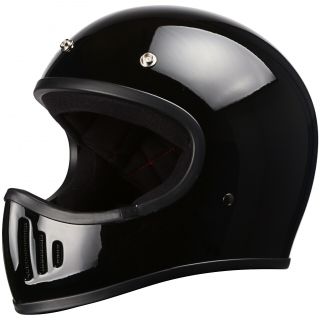 Motorbike Off - Road Dirt Bike Adventure Helmet Full Face Black S M L Xl Dot Visor