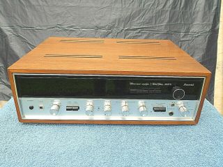 Vintage Sansui 5000x Solid State Am/fm Stereo Receiver Tuner Amplifier Wood Case