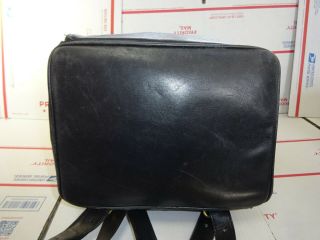 Coach Vintage Large Black Leather Drawstring Backpack Bag 0519 USA 6