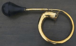 Big Honkin Bicycle Brass Horn Blk Antique Car Vintage Schwinn Cruiser Bike Bell
