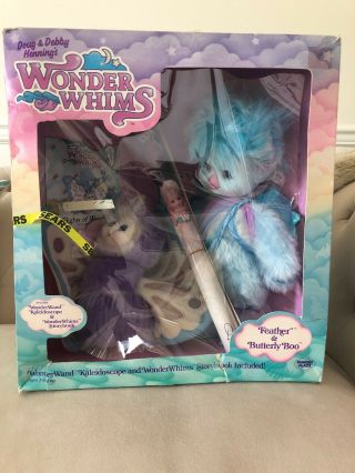 Vintage Wonder Whims Feather And Butterly Boo Butterfly 1980s Panosh