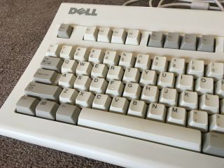 Vintage Dell PS/2 AT101W CLICKY Mechanical Keyboard GYUM90SK ALPS 2