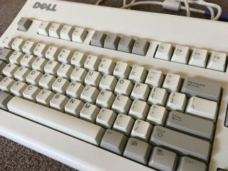 Vintage Dell PS/2 AT101W CLICKY Mechanical Keyboard GYUM90SK ALPS 3