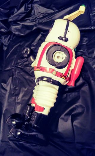 Marx COLONEL HAP HAZARD 1960s Japan Tin Toy Robot Vintage  parts or resto 6