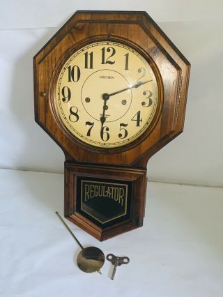 Vintage Verichron Harris Mallow Westminster Chime Regulator 31 Day 341 - 020 Clock
