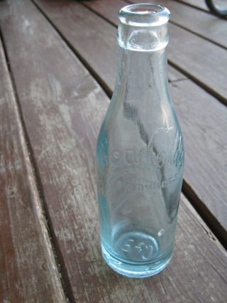 Rare C.  B.  Bottle Vtg Straight Side Coca Cola Carutherson Blytheville