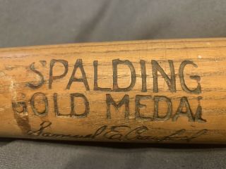 Vintage Spalding Gold Medal Autograph Baseball Bat 10