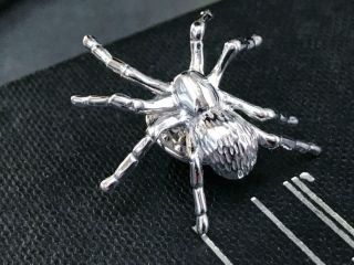Dunhill Spider Tie Pin Tie Tack Cufflinks Silver Men 