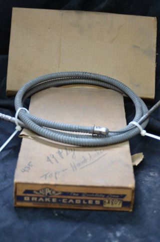 Supco Emergency Hand Parking Brake Top Cable Plymouth 1949 - 1950 Bx807 Nos Vtg