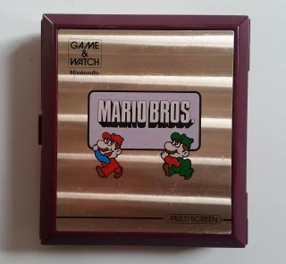 Vintage 1983 Nintendo Mario Bros Game & Watch Multi Screen