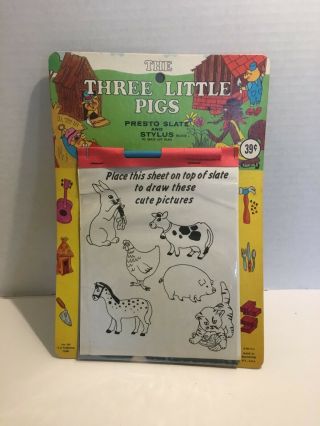 Three Little Pigs Presto Slate By Fairchild