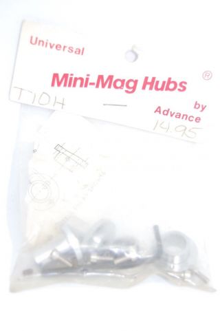 Advanced Engineering Mini Mags Vtg Set T10h Aluminum Hubs Front And Rear Rc10 L