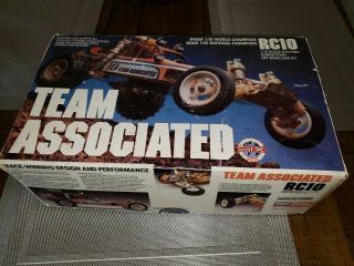 Vintage Team Associated Rc10 Rc 10 Gold Pan Buggy Cadillac Kit Nos