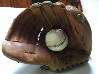 Vintage Nokona Baseball Glove Field Rite Pro Line Roy Face.  Ball Not.
