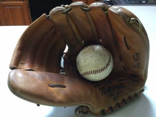 Vintage Nokona Baseball Glove Field Rite Pro Line Roy Face.  Ball Not. 2