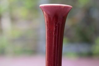 Antique Oxblood Sang de Boeuf Ceramic Vase 3