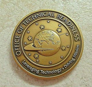 Challenge Coin Rare Central Intelligence Agency Office Of Technical Readiness