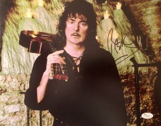 Rare - Ritchie Blackmore - Deep Purple/rainbow Signed 11x14 Photo - Jsa Letter