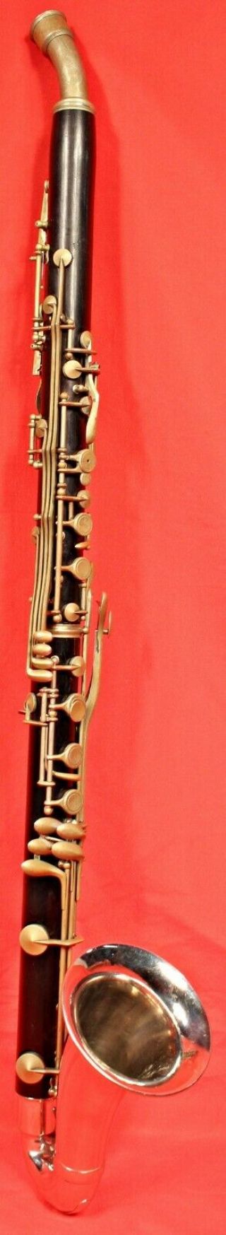 Vintage Evette & Shaeffer Wood Alto Clarinet W/ Case