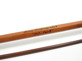 Orvis Battenkill Impregnated Bamboo Spinning Rod.  7 '. 3