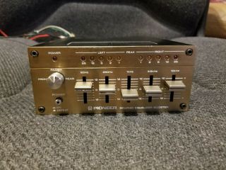 Rare Vintage Pioneer Ad - 50 Car Graphic Equalizer Booster