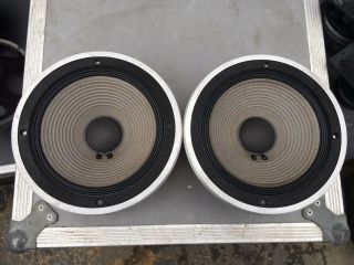 Vintage Jbl 2118j 8” Speakers Woofers Drivers Mid Range Matched Pair 16 Ohm