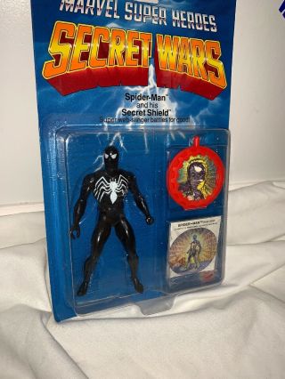 Vintage 1984 Mattel Marvel Secret Wars Black Spider - Man CLEAR BUBBLE 3