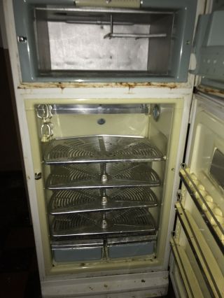 1950s Vintage General Electric Combination Fridge - Perfect For Restoring 4