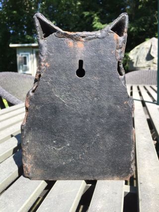 Vintage CAST IRON OWL LANTERN - Wall Mount or Table Top - Made in Japan 6