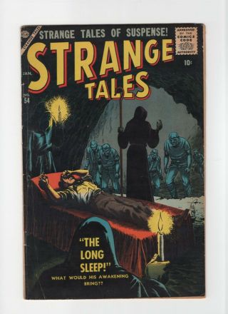 Strange Tales 54 Vintage Marvel Atlas Comic Pre - Hero Horror Silver Age 10c