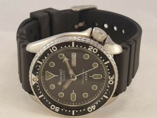 VINTAGE 1984 SEIKO 7548 - 7010 DIVER ' S 200M PRO QUARTZ WRISTWATCH DAL1BP BRIAN MAY 4