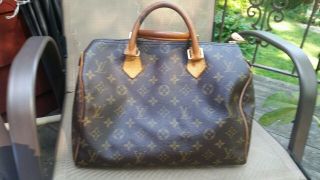 Authentic Vintage Louis Vuitton Speedy Bag Purse Handbag