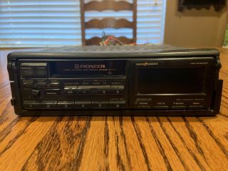 Vintage Rare Pioneer Tuner Am/fm Cassette With The Remote Keh - 8100qr