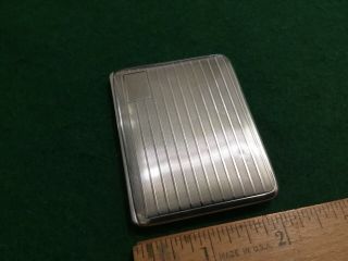 Vintage / Antique Sterling Silver 2 - Photo Picture Folding Frame Case Traveling