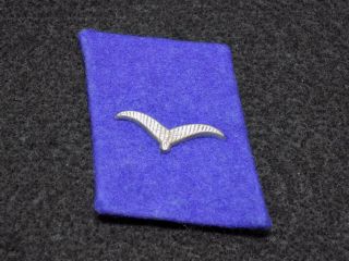 Wwii German Luftwaffe Chaplain Service Collar Tab Violet