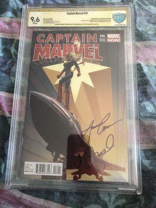 Captain Marvel 14 Rare Conner 1:30 Cover Variant Cbcs 9.  6 Nm,  Not Cgc