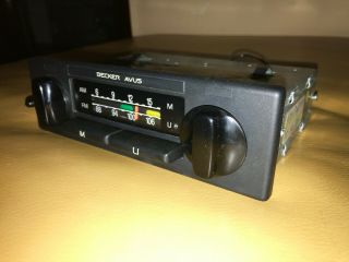 Vintage Becker Avus 801 - Car Radio - Mercedes SL,  123,  124,  126,  115,  190,  116 7