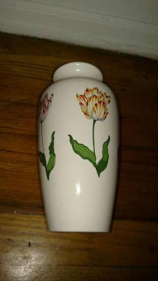 vintage Tiffany co porcelain Tiffany tulips vase 8.  5 