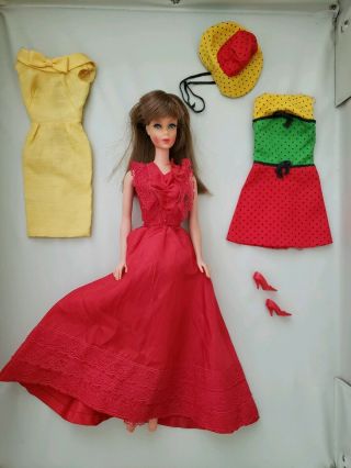 Perfect Vintage Barbie Doll Clothing and TNT Barbie Doll 3