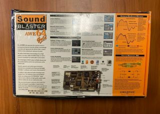 Sound Blaster AWE64 Gold rare Audio Sound Card 2