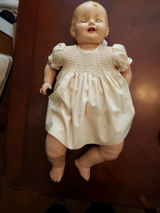 26 " Effanbee Lovums Composition Antique Doll " Large "