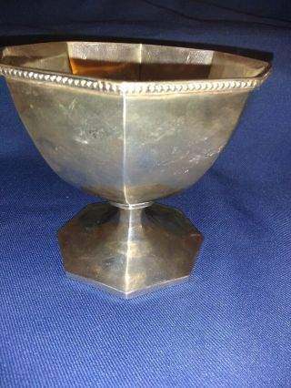 Antique Roger Williams RW Sterling Silver Serving Dish estate find bowl heavy 4