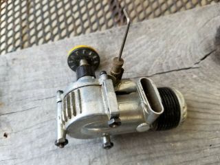Vintage RC Ohlsson Rice Gas Engine Motor O&R with Vintage O.  S Max 10 8