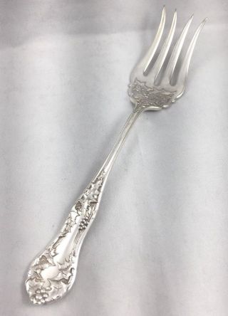 Holly By Ehh Smith Silver Plate Cold Meat Fork - 7 3/4 "