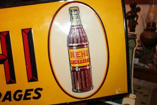 Large Vintage 1930 ' s Nehi Soda Pop 45 