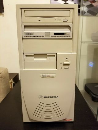 Mac Clone Motorola Starmax 4000/200 Vintage 200 Mhz,  Syquest 88 Mb C Drive Scsi