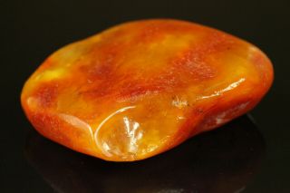 85.  5 Gr.  Natural Old Antique Butterscotch Egg Yolk Raw Baltic Amber Stone B709