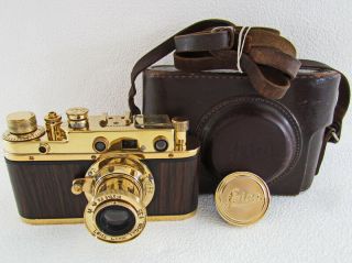 Leica Ii (d) Luftwaffe Wwii Vintage Russian Rf 35mm Gold Photo Camera