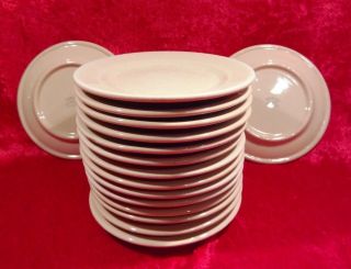 Vintage Tan Tepco Western Traveler 16 Mates 7 " Salad Bread Dessert Side Plates