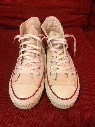Vintage Authentic Made in USA Converse All Star Chuck Taylor Sz 7.  5 8 hi top VTG 3